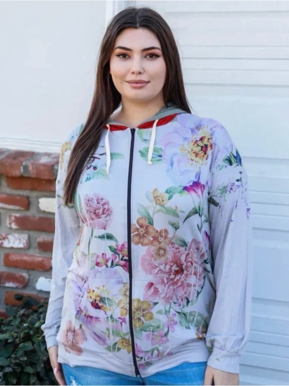 #268⭐️ZIP UP HOODIE PLUS SIZE